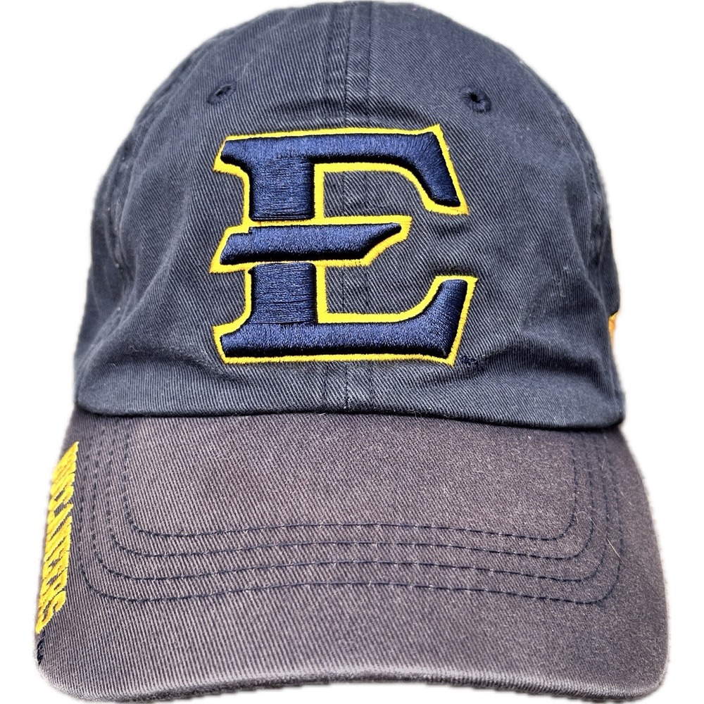 Russell Athletic Hat Mens OSFM Navy Blue ETSU Buccaneers Baseball Cap